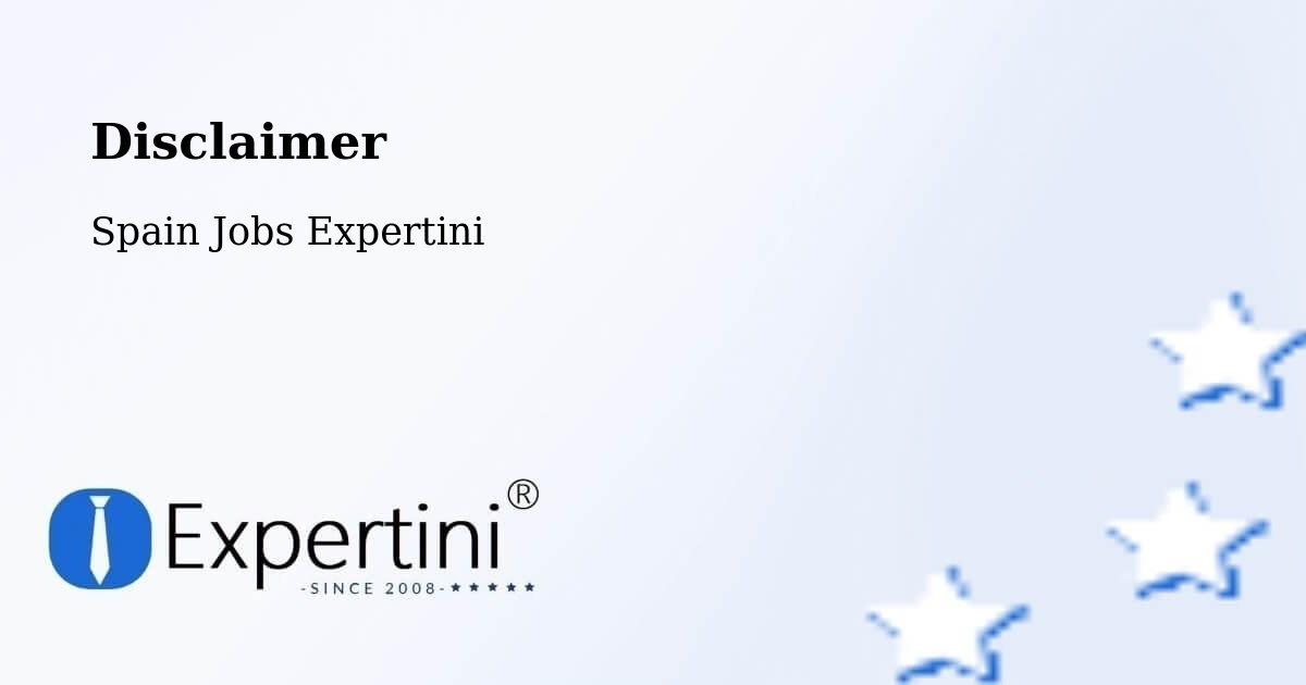 Disclaimer – Maracena - Spain Jobs Expertini